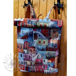 Dekorationstyg GOBELIN PREMIUM Happy colourful village