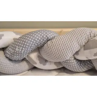 Bomull med vaffelbindning grey