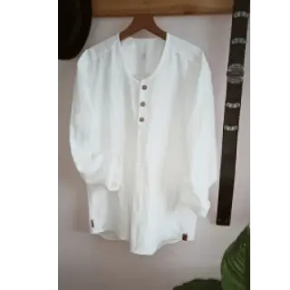 Ľan predpraný ecru