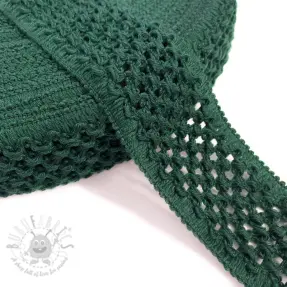 Resarband flätad 5 cm bottle green
