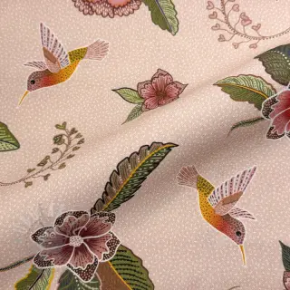 Dekorationstyg Floral Kolibri Art digital print