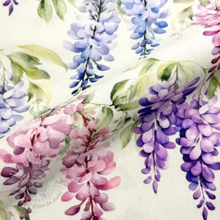 Dekorationstyg Serene Wisteria Charm digital print