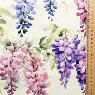 Dekorationstyg Serene Wisteria Charm digital print