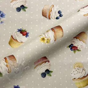 Dekorationstyg Cupcake Bake Off digital print