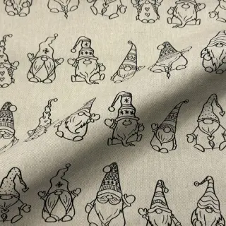 Dekoračná látka Linenlook premium Tomte Jolly Line