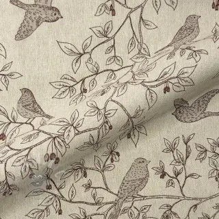 Dekorationstyg Linenlook premium Branch Bird Song