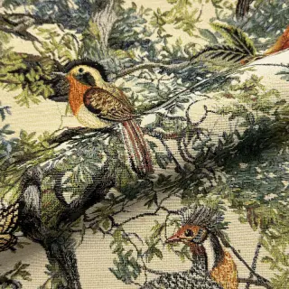Dekoračná látka GOBELIN PREMIUM Bird Heritage Forest