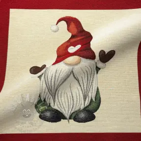 Dekorationstyg GOBELIN PREMIUM Tomte joyful Wishes PANEL