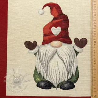 Dekorationstyg GOBELIN PREMIUM Tomte joyful Wishes PANEL