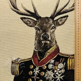 Dekorationstyg GOBELIN PREMIUM Deer Admiral Statue PANEL