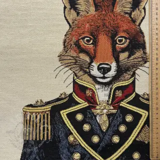 Dekorationstyg GOBELIN PREMIUM Fox Admiral Statue PANEL