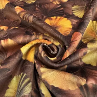 Dekoračná látka VELVET Ginko Biloba Leaf