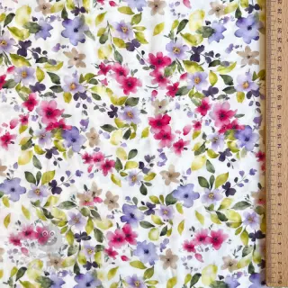 Viskos RADIANCE Flower Uma white digital print