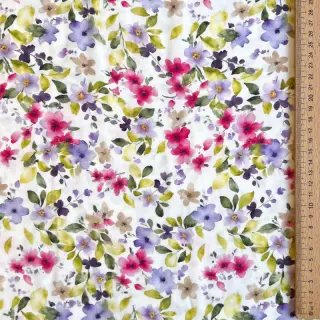 Viskóza RADIANCE Flower Uma white digital print