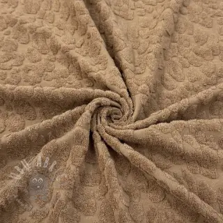 Frotté Animal skin brown