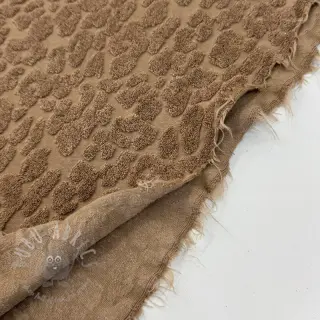 Frotté Animal skin brown