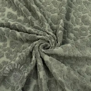 Frotté Animal skin dark green