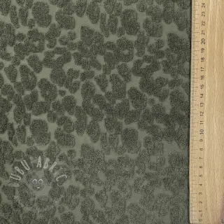 Frotté Animal skin dark green