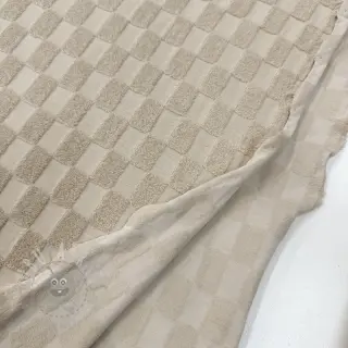 Frotté Checks sand