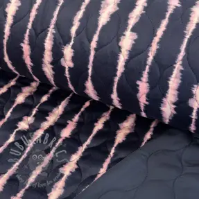 Vadderat tyg VELVET Stripes navy
