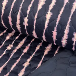 Prešívaná látka VELVET Stripes navy