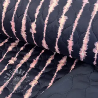 Vadderat tyg VELVET Stripes navy