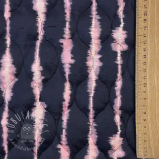 Vadderat tyg VELVET Stripes navy