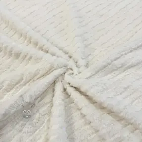 Konstpäls Stripes ecru