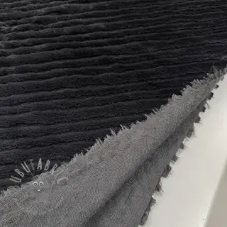 Konstpäls Stripes anthracite