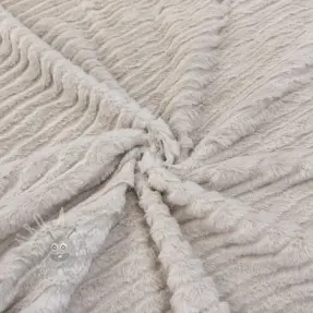Konstpäls Stripes beige