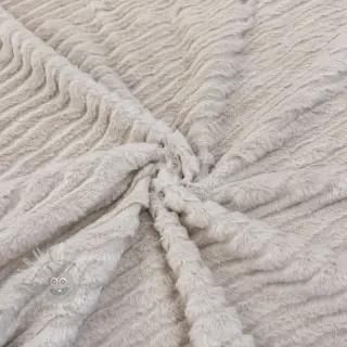 Konstpäls Stripes beige