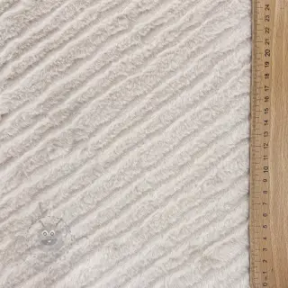 Konstpäls Stripes beige