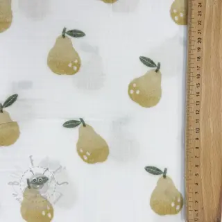 Dubbelgasväv/muslin Pears design B digital print