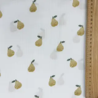 Dvojitá gázovina/mušelín Pears design A digital print