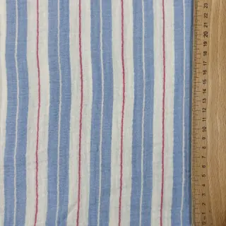 Dvojitá gázovina/mušelín YARN DYED Line blue