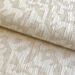 Bavlnená látka s ľanom JACQUARD Abstarct natural