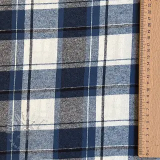 Bomullstyg YARN DYED CHECK BRUSHED Silva design Och