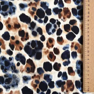 Viskos SATIN Animal skin ecru digital print