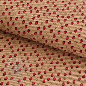 Manchester STRETCH Little strawberries sand