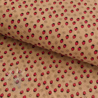 Manchester STRETCH Little strawberries sand