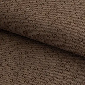 Menčester STRETCH Little love taupe