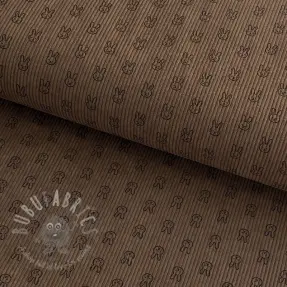 Manchester STRETCH Little bunny taupe