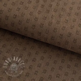 Manchester STRETCH Little bunny taupe