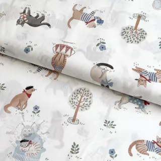 Bomullstyg Vive la France design A digital print