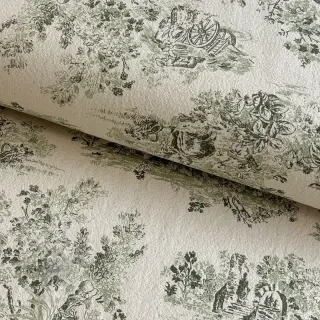 Dekorationstyg RUSTIC VINTAGE PRINT Gabrielle kaki