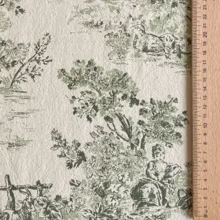 Dekoračná látka RUSTIC VINTAGE PRINT Gabrielle kaki
