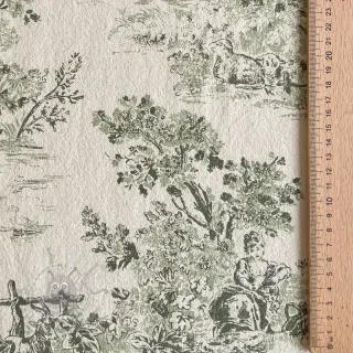 Dekorationstyg RUSTIC VINTAGE PRINT Gabrielle kaki