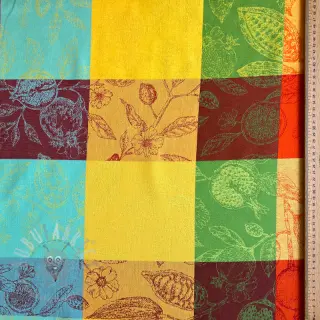 Dekorationstyg FRENCH TABLE CLOTH JACQUARD Cabosse allover summer