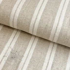 Dekorationstyg jacquard LINEN LOOK Etretat lin