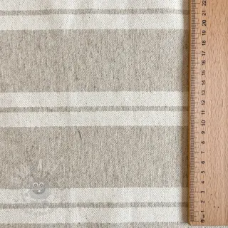 Dekorationstyg jacquard LINEN LOOK Etretat lin
